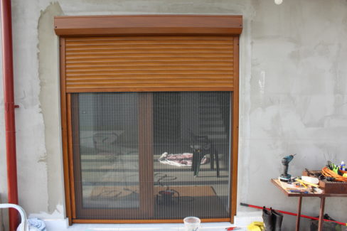 Rulou Exterior Aluminiu + Plasa Plisse